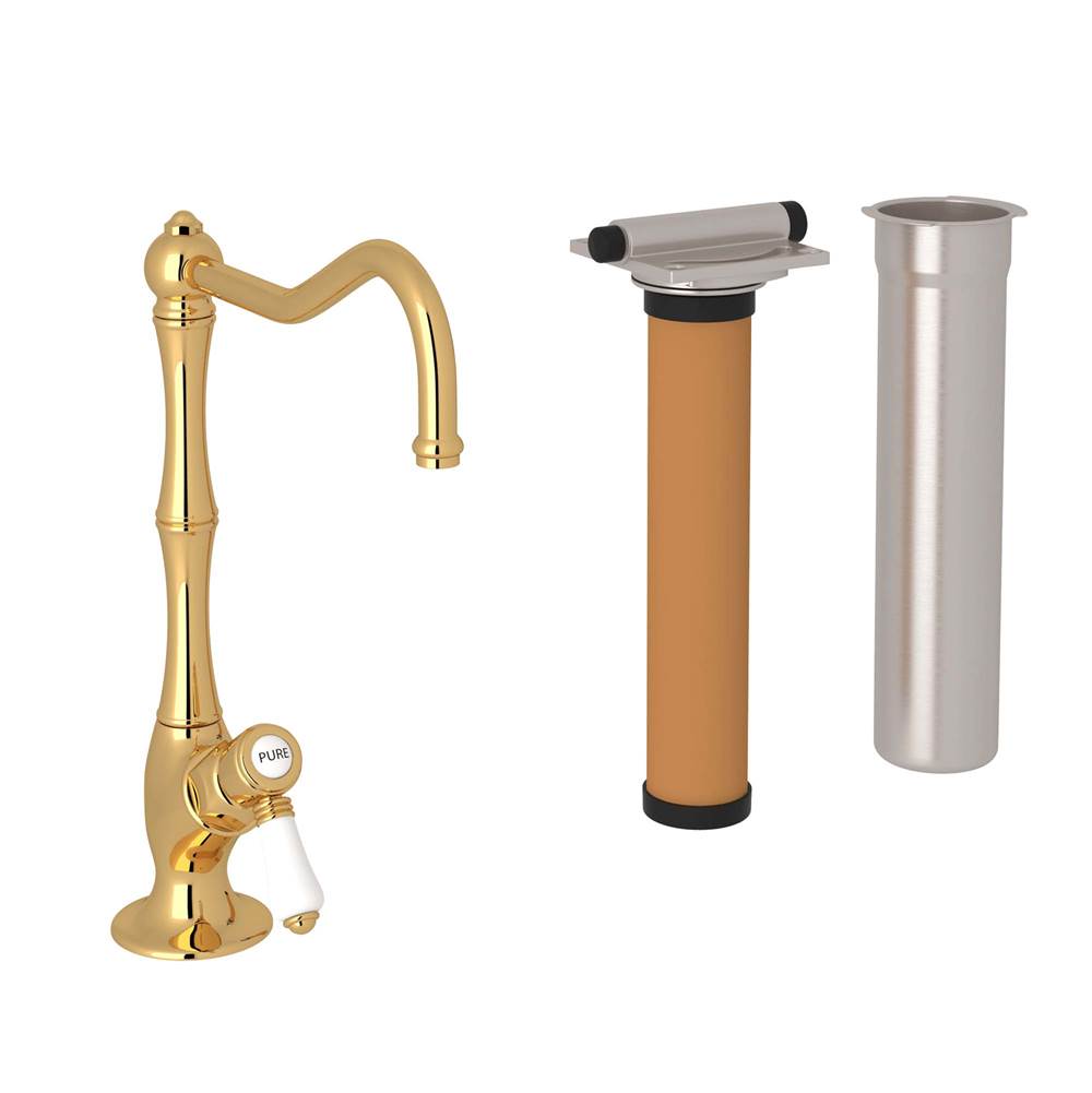 ROHL AKIT1435LPIB-2 Acqui Filter Kitchen Faucet Kit In Italian Brass