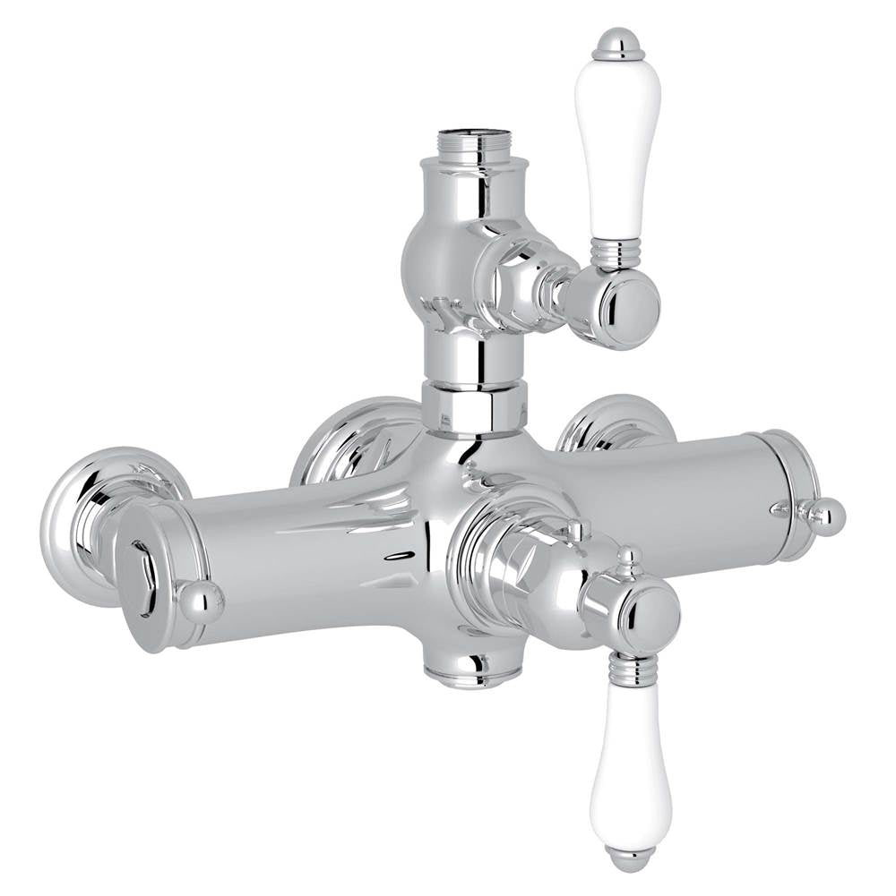 ROHL A4917LPAPC Exposed Therm Valve With Volume and Temperature Control In Polished Chrome