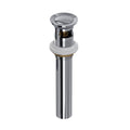 ROHL 0127DOFAPC Push Drain With Overflow In Polished Chrome