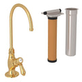 ROHL AKIT1635LMIB-2 San Julio Filter Kitchen Faucet Kit In Italian Brass