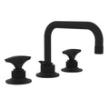 ROHL MB2009DMMB-2 Graceline Widespread Lavatory Faucet With U-Spout In Matte Black