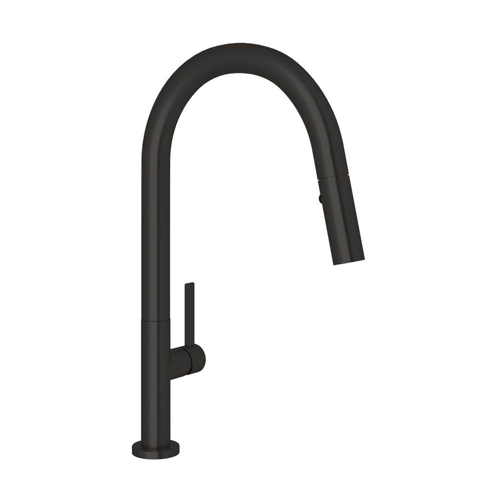 ROHL R7581LMMB-2 Lux Pull-Down Kitchen Faucet In Matte Black