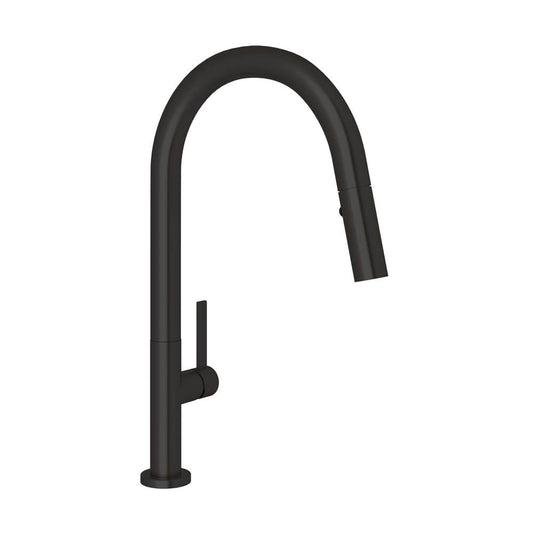 ROHL R7581LMMB-2 Lux Pull-Down Kitchen Faucet In Matte Black