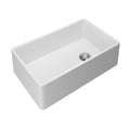 ROHL AL3220AF100 Allia 32" Fireclay Single Bowl Farmhouse Apron Front Kitchen Sink In White