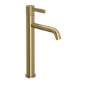 ROHL TE02D1LMAG Tenerife Single Handle Tall Lavatory Faucet In Antique Gold