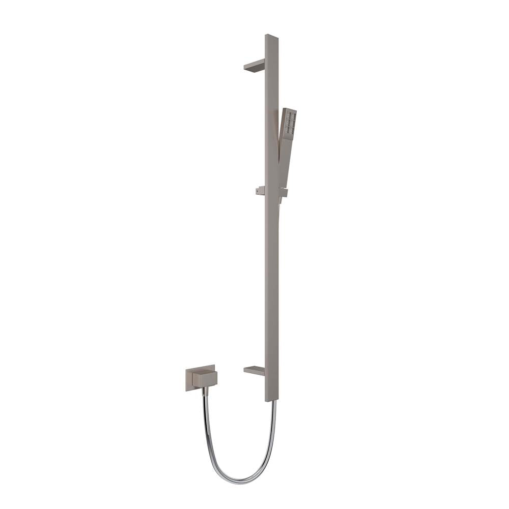 ROHL 1340STN Handshower Set With 36" Slide Bar and Single Function Handshower In Satin Nickel