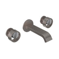 ROHL EC09W3IWSNC Eclissi Wall Mount Lavatory Faucet With U-Spout In Satin Nickel/Polished Chrome