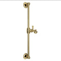 ROHL 1230ULB 24" Slide Bar In Unlacquered Brass