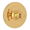 ROHL A4914XMULB 3/4" Thermostatic Trim Without Volume Control In Unlacquered Brass