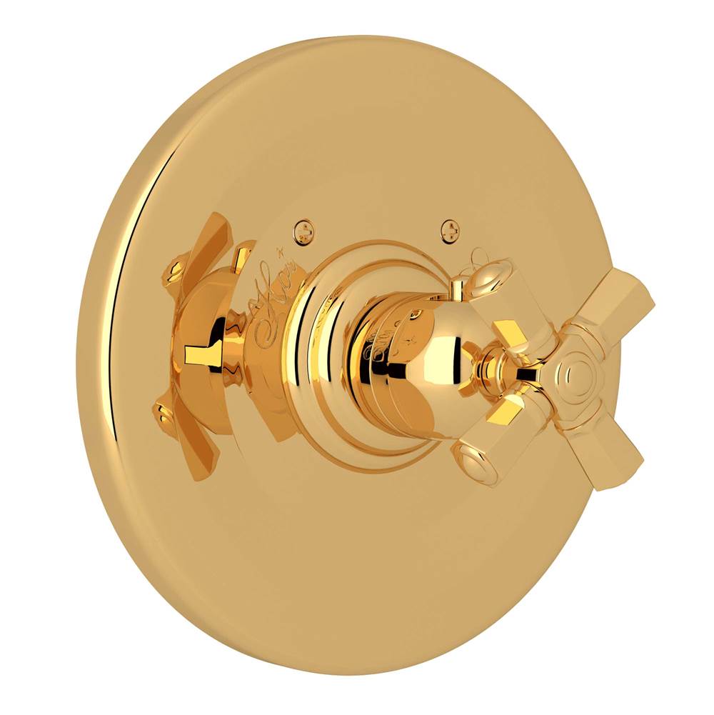 ROHL A4814XMIB Palladian 3/4" Thermostatic Trim Without Volume Control In Italian Brass