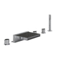 ROHL MI05D5GQAPC Miscelo 5-Hole Deck Mount Tub Filler In Polished Chrome