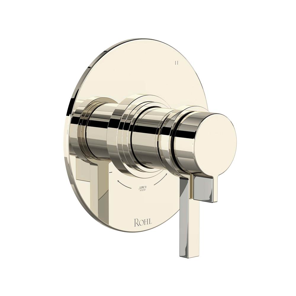 ROHL TLB45W1LMPN Lombardia 1/2" Therm & Pressure Balance Trim with 5 Functions (Shared) In Polished Nickel