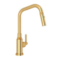 ROHL A3431ILULB-2 Campo Pull-Down Kitchen Faucet In Unlacquered Brass