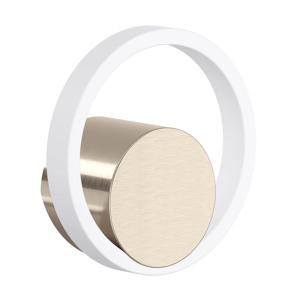 ROHL EC81IWSNW Eclissi Kitchen Faucet Handle In Satin Nickel/Matte White