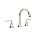 ROHL A2228LMPN-2 Lombardia Widespread Lavatory Faucet With C-Spout In Polished Nickel
