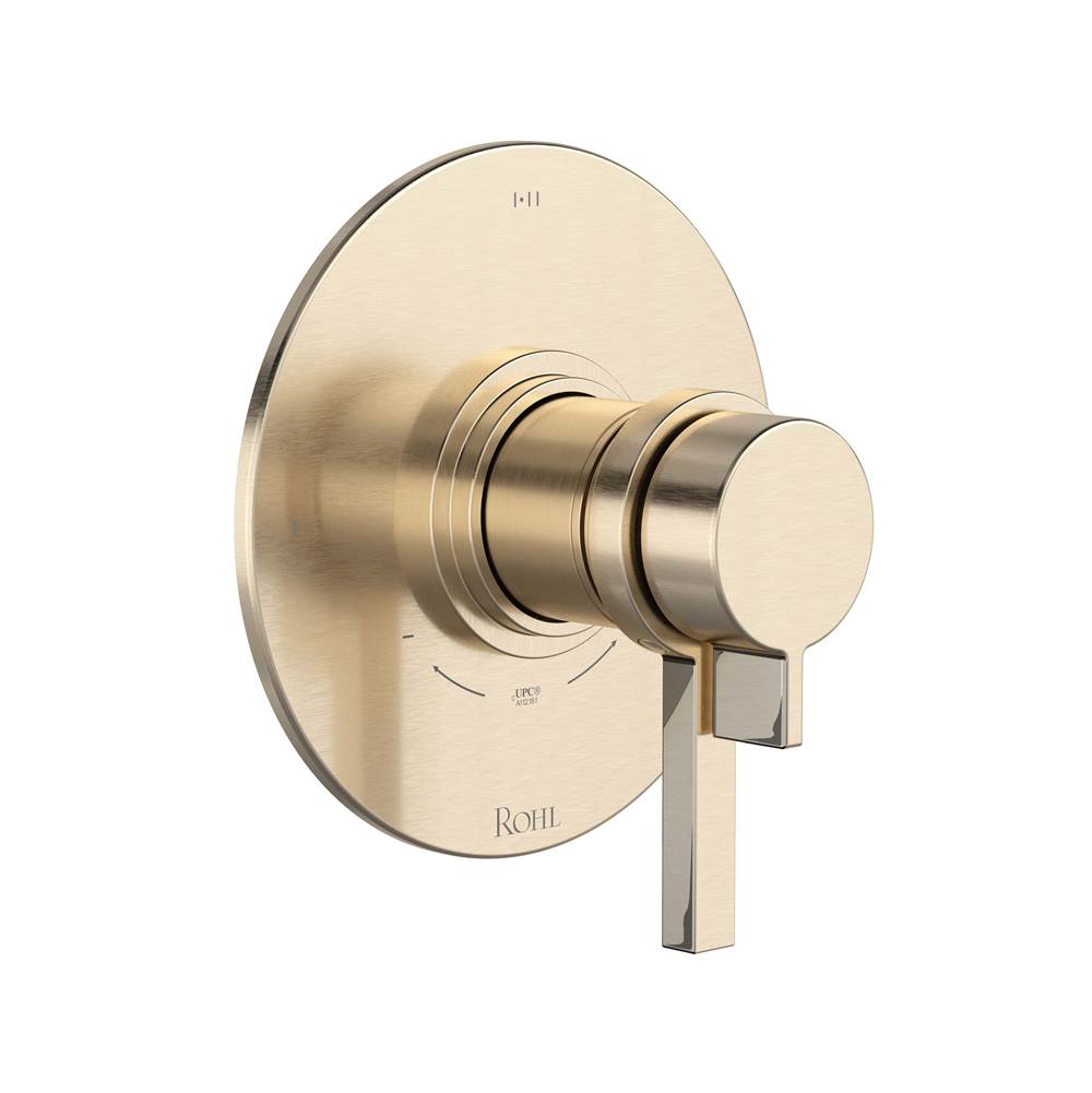 ROHL TLB23W1LMSTN Lombardia 1/2" Therm & Pressure Balance Trim with 3 Functions (Shared) In Satin Nickel