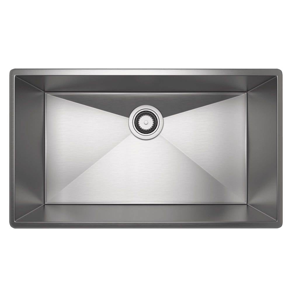 ROHL RSS2716SB Forze 27" Single Bowl Stainless Steel Kitchen Sink In Brushed Stainless Steel