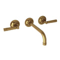 ROHL MB2030LMFBTO-2 Graceline Wall Mount Lavatory Faucet In French Brass