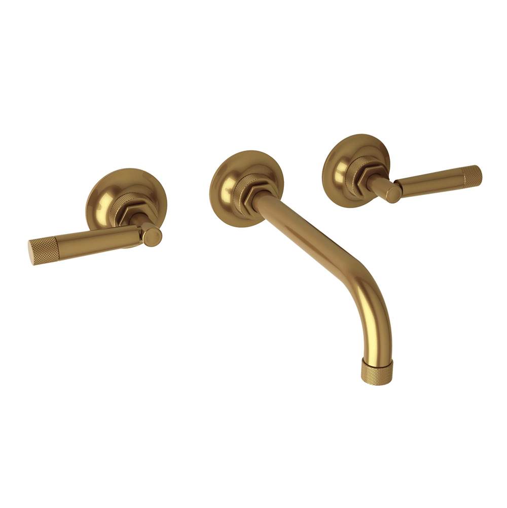 ROHL MB2030LMFBTO-2 Graceline Wall Mount Lavatory Faucet In French Brass