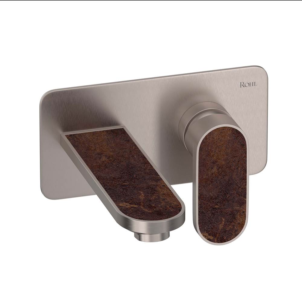 ROHL MI01W2SDSTN Miscelo Wall Mount Single Handle Lavatory Faucet In Satin Nickel