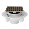 ROHL SDPVC2/3-3143TCB PVC 2" X 3" Drain Kit With 3143 Matrix Decorative Cover In Tuscan Brass