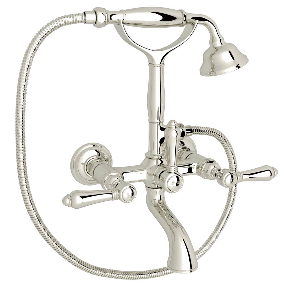 ROHL A1401LMPN Exposed Wall Mount Tub Filler In Polished Nickel