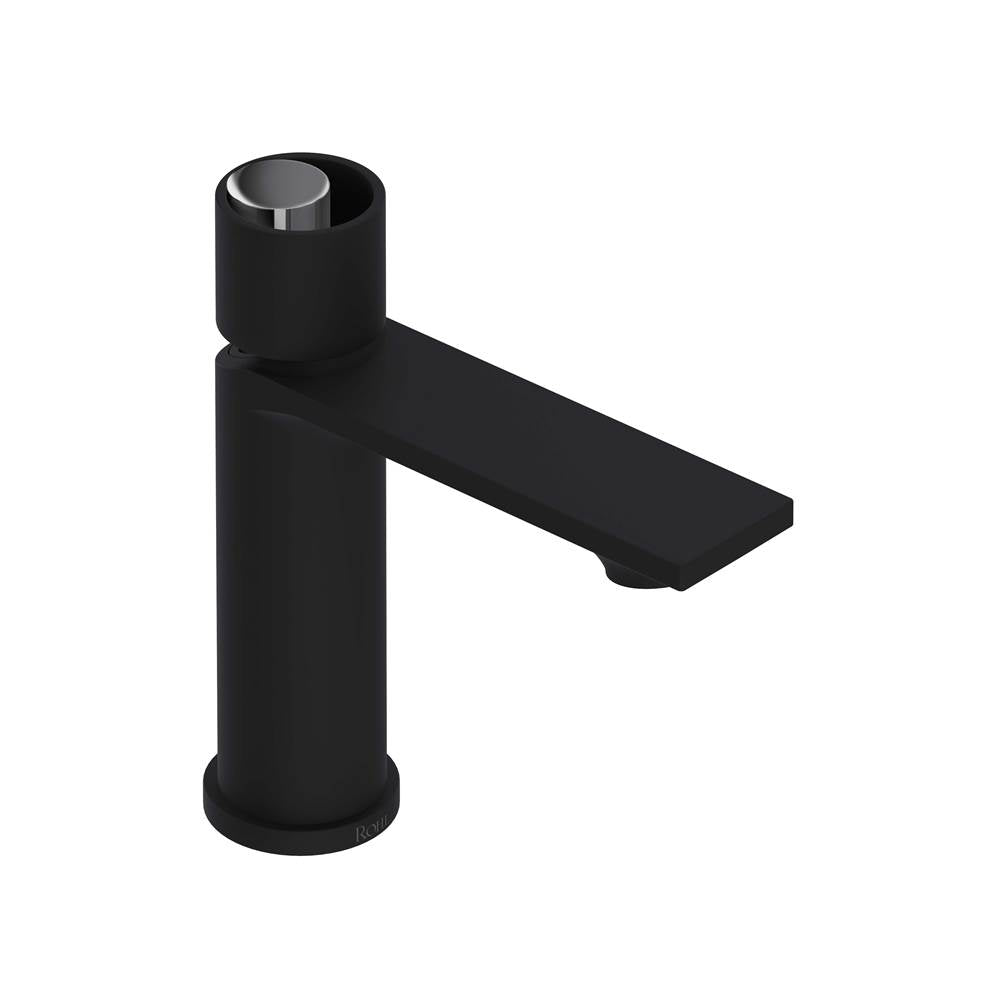 ROHL EC01D1IWMBC Eclissi Single Handle Lavatory Faucet In Matte Black/Polished Chrome