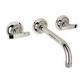 ROHL MB2030DMPNTO-2 Graceline Wall Mount Lavatory Faucet In Polished Nickel