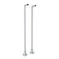 ROHL ZA386-APC Floor Pillar Unions In Polished Chrome