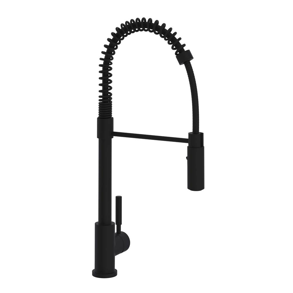 ROHL R7521MB Lux Pre-Rinse Pull-Down Kitchen Faucet In Matte Black