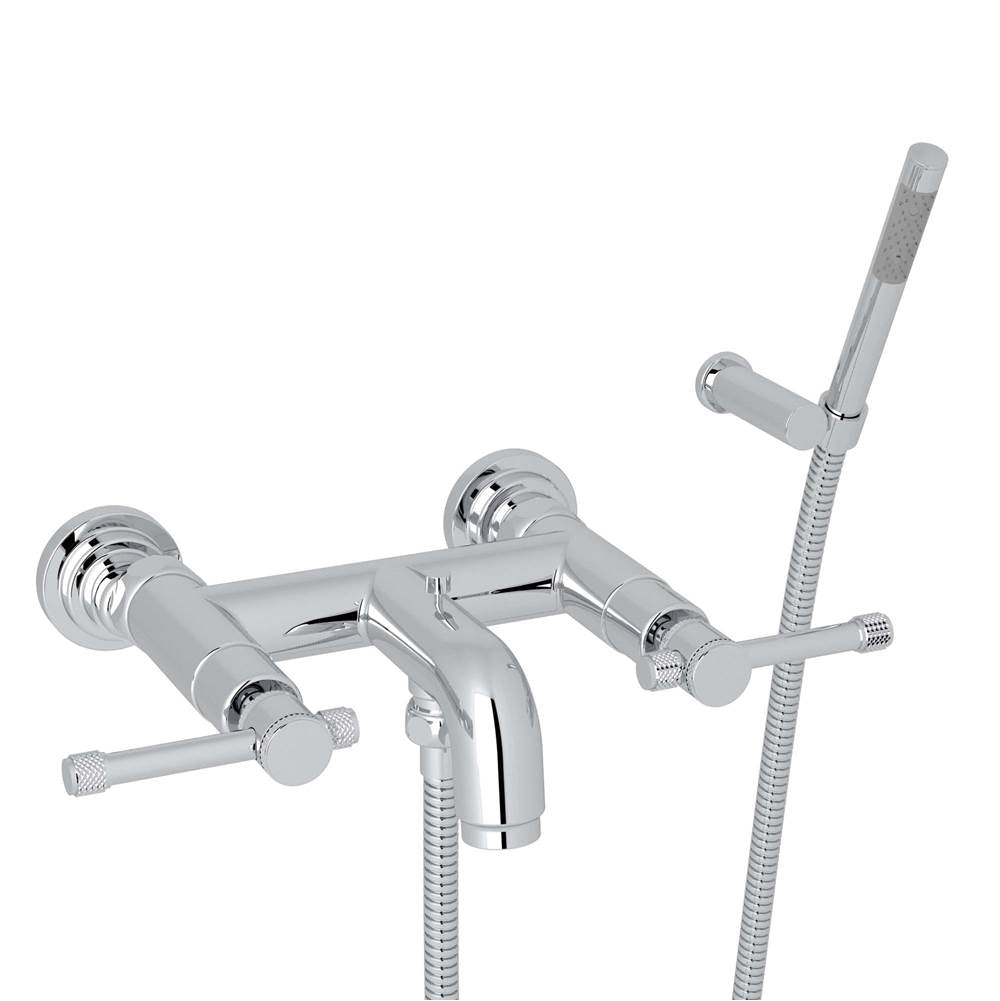 ROHL A3302ILAPC Campo Exposed Wall Mount Tub Filler In Polished Chrome