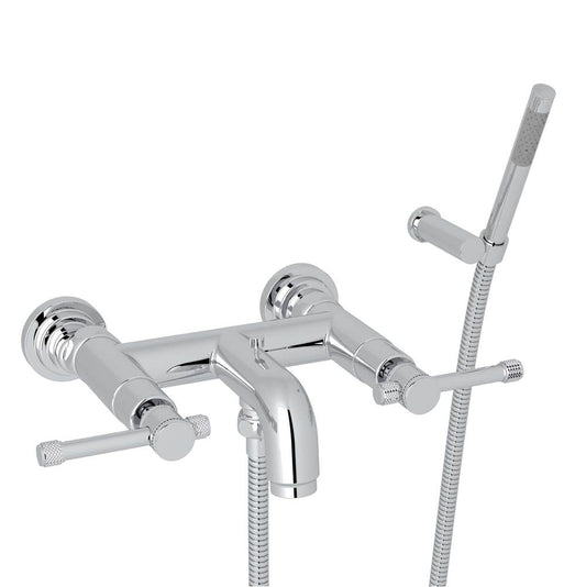 ROHL A3302ILAPC Campo Exposed Wall Mount Tub Filler In Polished Chrome