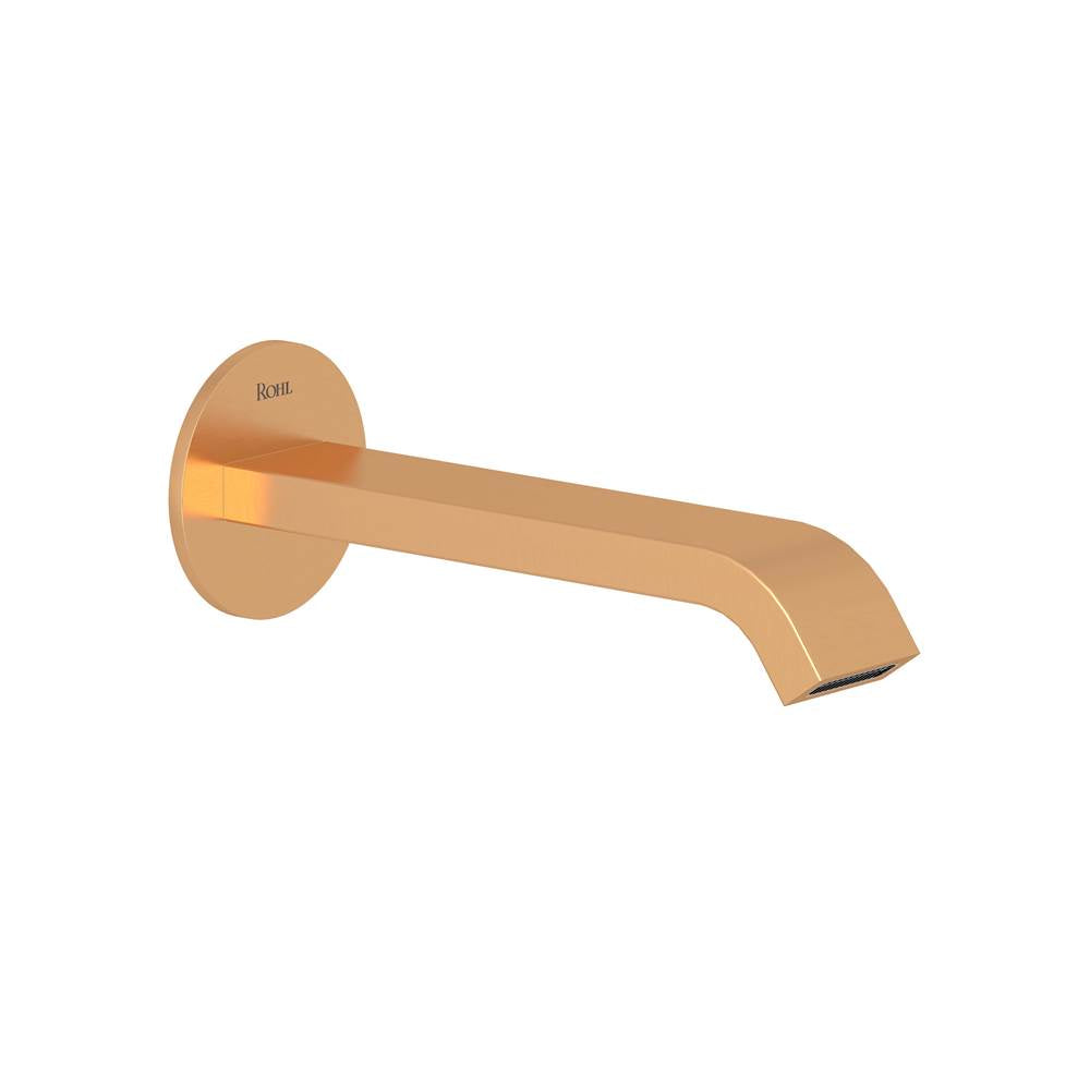 ROHL EC17W1SG Eclissi Wall Mount Tub Spout With U-Spout In Satin Gold