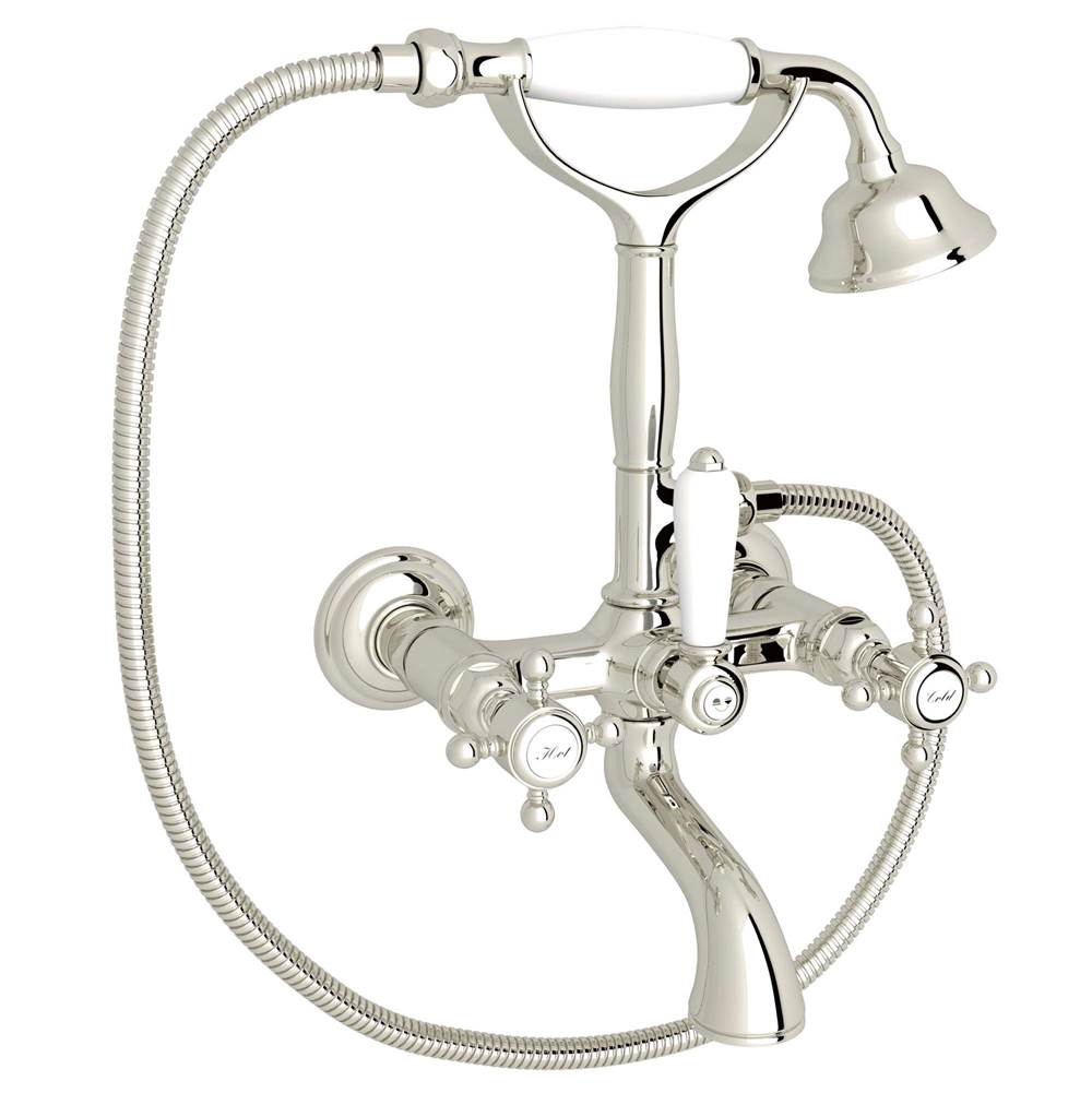 ROHL A1401XMPN Exposed Wall Mount Tub Filler In Polished Nickel