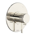 ROHL TTE47W1LMPN Tenerife 1/2" Therm & Pressure Balance Trim with 3 Functions (No Share) In Polished Nickel