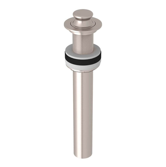 ROHL 8446STN Lift And Turn Drain Without Overflow In Satin Nickel