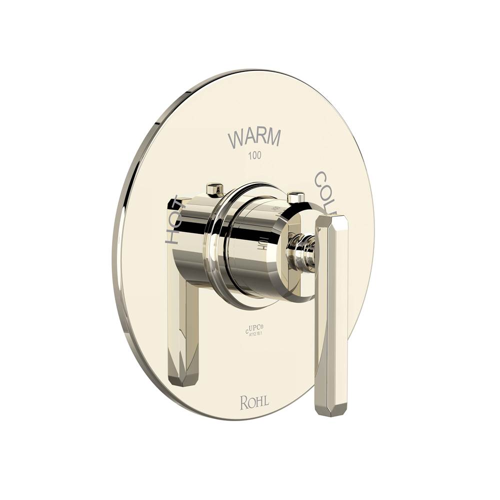 ROHL TAP13W1LMPN Apothecary 3/4" Thermostatic Trim Without Volume Control In Polished Nickel