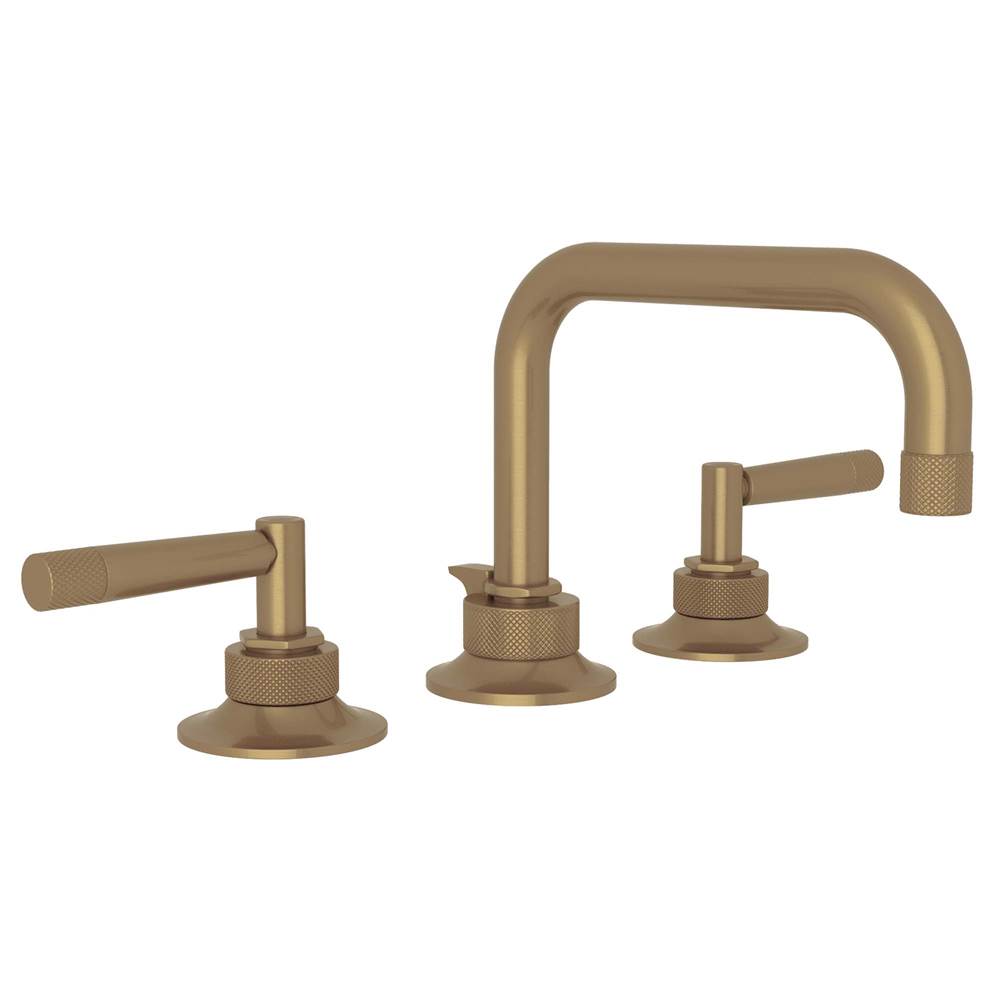 ROHL MB2009LMFB-2 Graceline Widespread Lavatory Faucet With U-Spout In French Brass