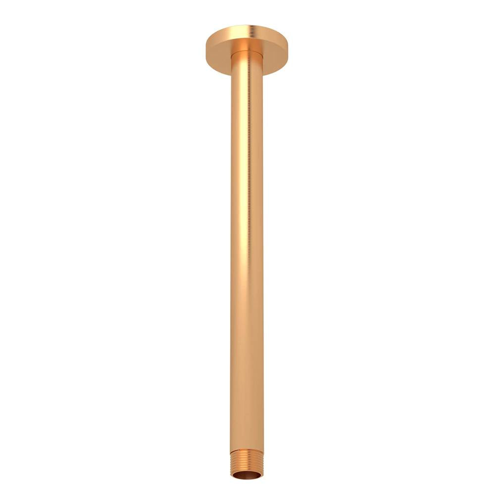 ROHL MB3551SG 12" Ceiling Mount Shower Arm In Satin Gold