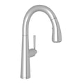 ROHL R7515SLMSS-2 Lux Pull-Down Bar/Food Prep Kitchen Faucet In Stainless Steel