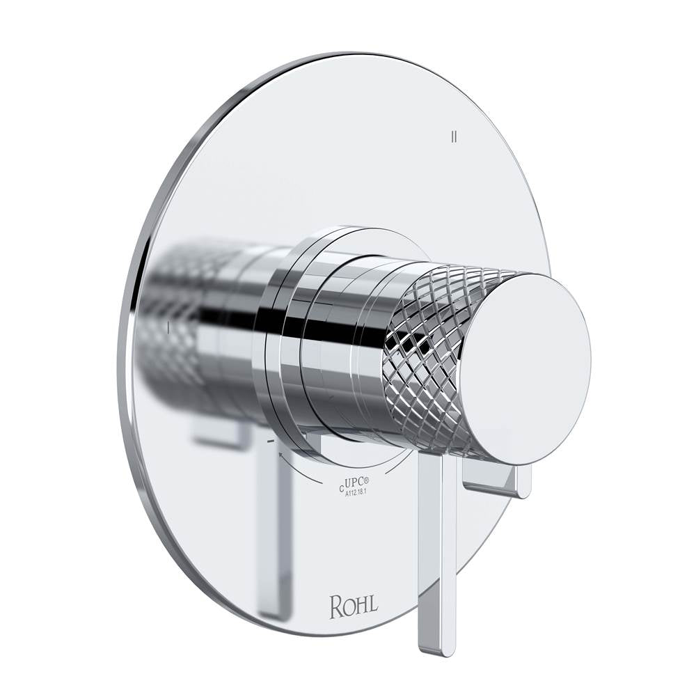 ROHL TTE47W1LMAPC Tenerife 1/2" Therm & Pressure Balance Trim with 3 Functions (No Share) In Polished Chrome