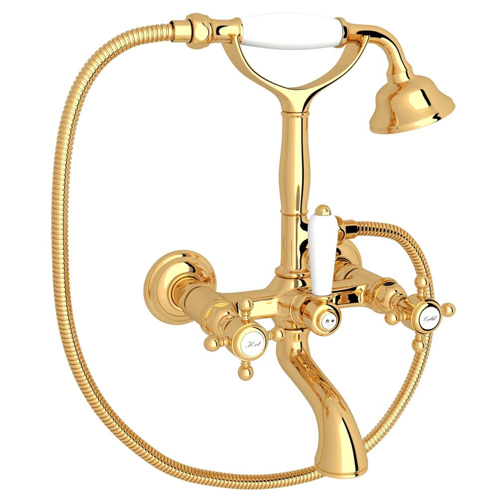 ROHL A1401XMIB Exposed Wall Mount Tub Filler In Italian Brass