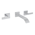 ROHL WA751L-APC/TO-2 Wave Wall Mount Lavatory Faucet In Polished Chrome