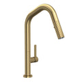 ROHL TE56D1LMAG Tenerife Pull-Down Kitchen Faucet With U-Spout In Antique Gold