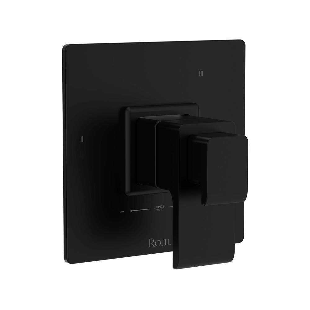 ROHL TMN45W1LMMB 1/2" Therm & Pressure Balance Trim with 5 Functions (Shared) In Matte Black