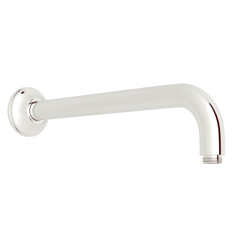 ROHL 1455/12PN 12" Reach Wall Mount Shower Arm In Polished Nickel