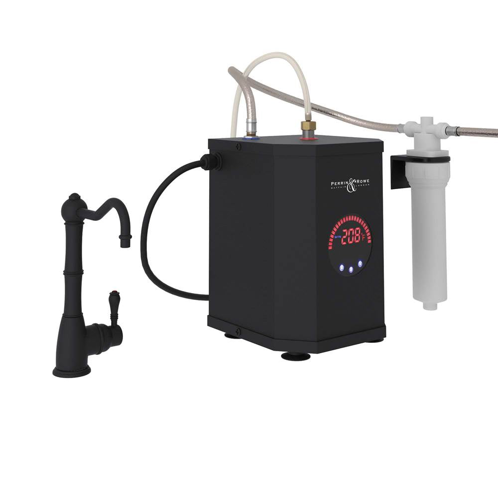 ROHL GKIT1445LMMB-2 Acqui Hot Water Dispenser, Tank And Filter Kit In Matte Black