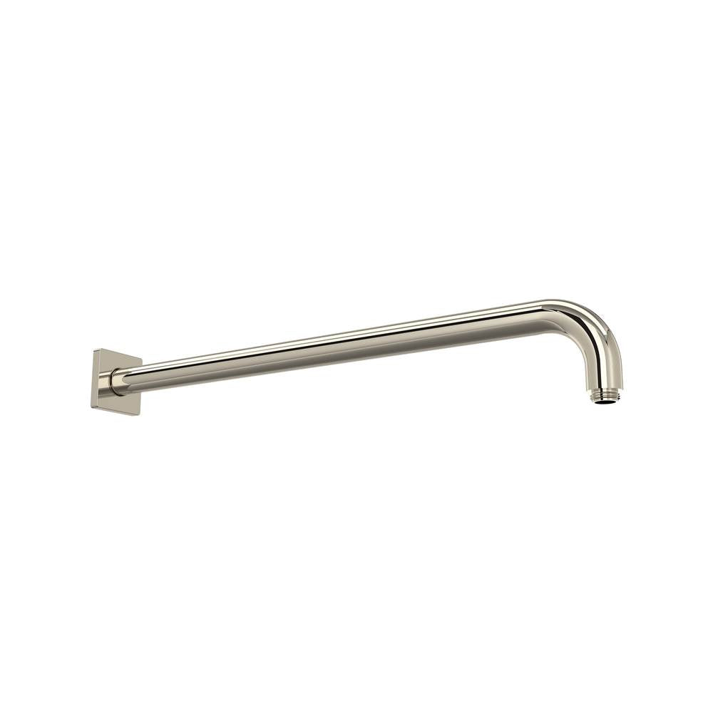 ROHL 200227SAPN 20" Reach Wall Mount Shower Arm With Square Escutcheon In Polished Nickel