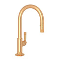 ROHL MB7930SLMSG-2 Graceline Pull-Down Bar/Food Prep Kitchen Faucet In Satin Gold