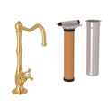 ROHL AKIT1435XMIB-2 Acqui Filter Kitchen Faucet Kit In Italian Brass